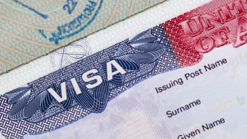 Виза в США в паспорте